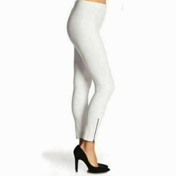 HUE Pants - HUE | Ankle Zip Simply Stretch Twill Skimmer Legging | NWT